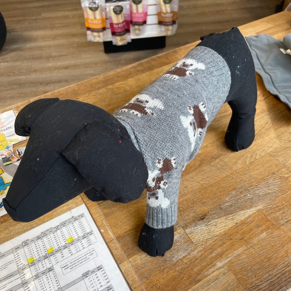 New cardigan sweater for dog
